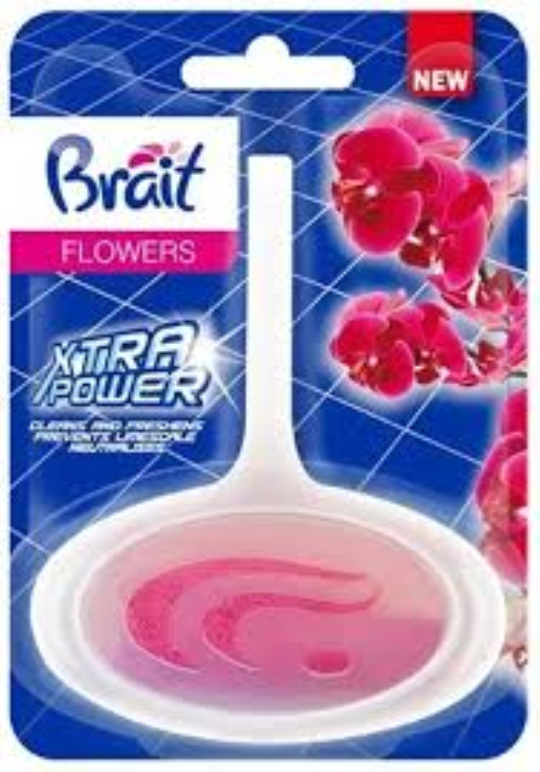 BRAIT TOILET BLOCK FLOWERS 1-PHASE 40G